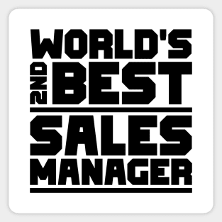 2nd best sales manager Sticker